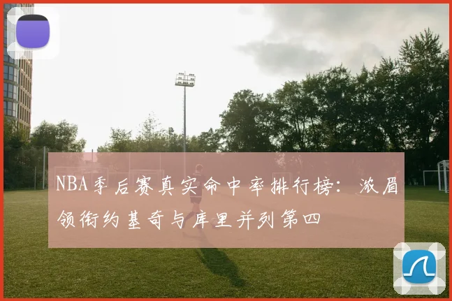 NBA季后赛真实命中率排行榜：浓眉领衔约基奇与库里并列第四
