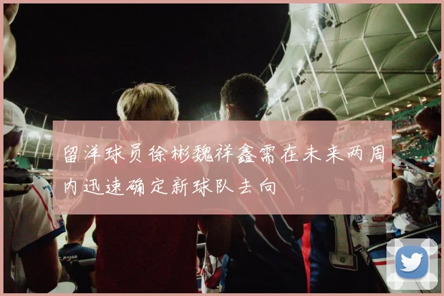 留洋球员徐彬魏祥鑫需在未来两周内迅速确定新球队去向